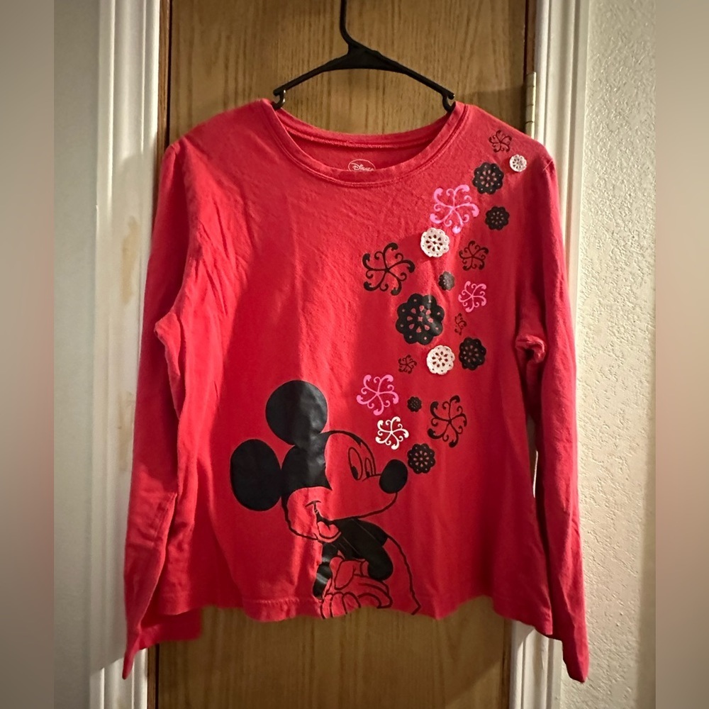 Guc disney top red Mickey mouse szL
